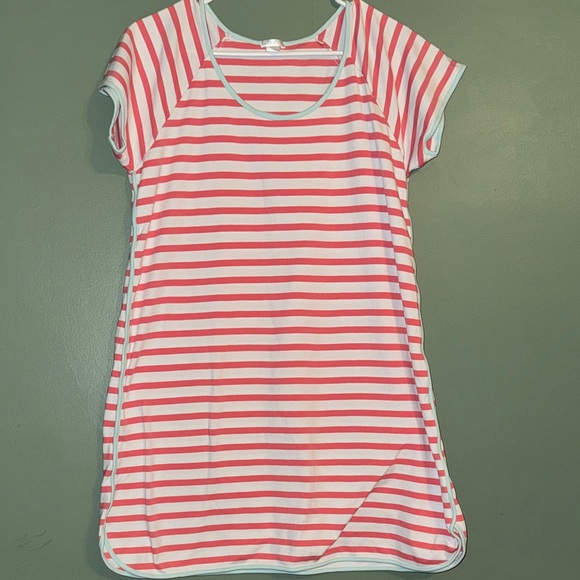 Lake Pajamas striped nightgown, made of 100% Pima cotton - Picture 3 of 6